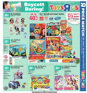 Toys Us Flyer Canada January 05 - 14, 2018