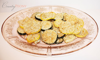 Baked Zucchini Parmesan Crisps