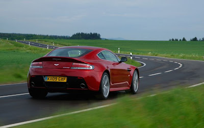 2011 Aston Martin V12 Vantage Rear Angle View