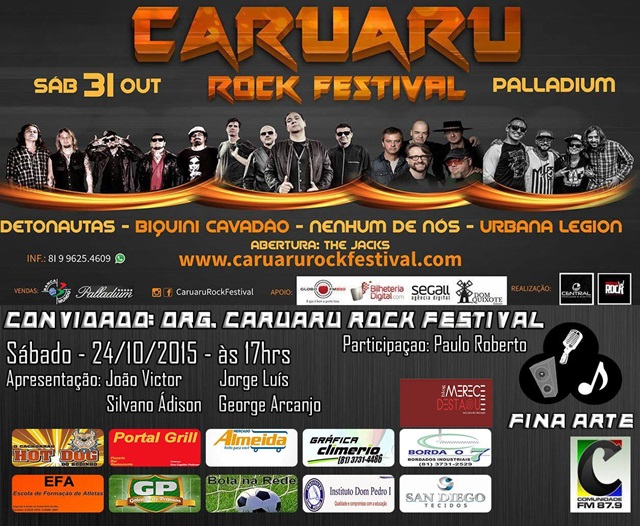 Fina Arte entrevistará um dos organizadores do Caruaru Rock Festival