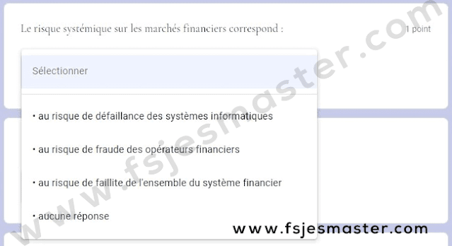 Exemple Concours Master Gestion Financière Comptable et Fiscale (GFCF) 2021-2022 - Fsjes Agdal