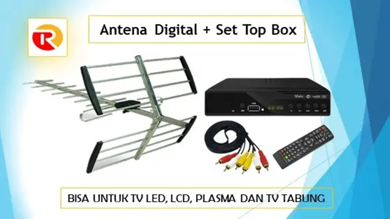 Antena Digital + Set Top Box