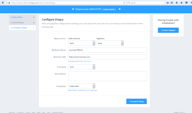 Fhisinishing Setting