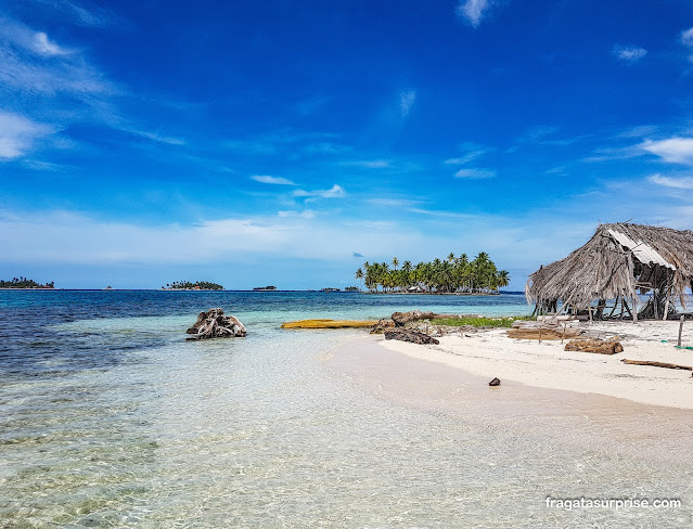 Arquipélago de San Blas no Panamá