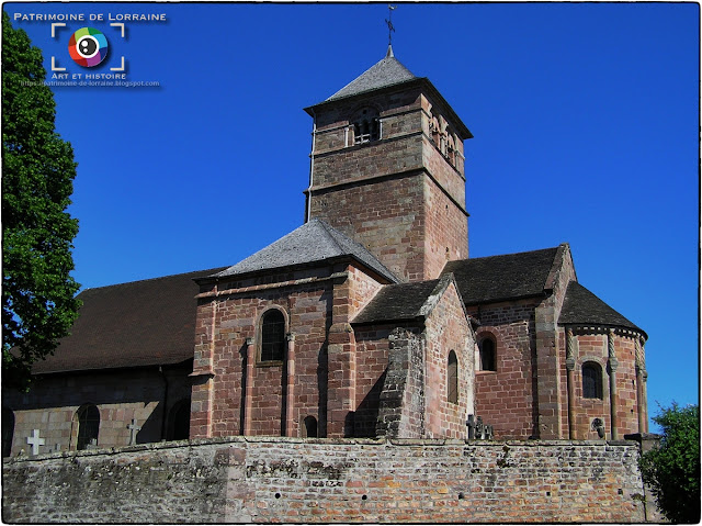 CHAMP-LE-DUC (88) - Eglise romane Notre-Dame (Extérieur)