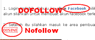 gambar link dofollow atau nofollow