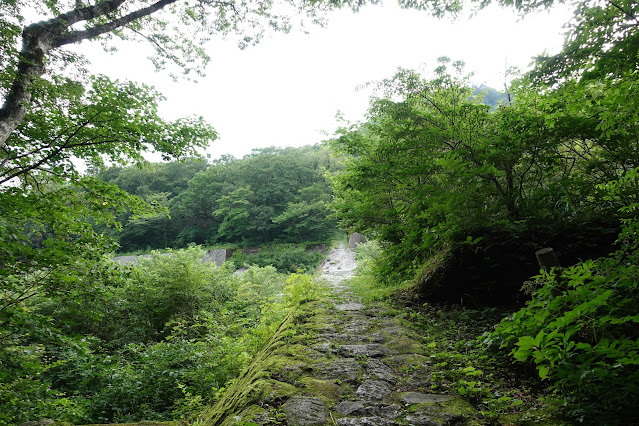 南光河原駐車場の奥の細道