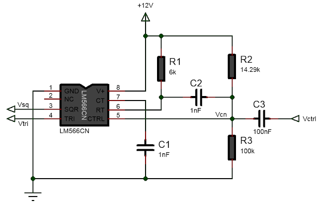 LM566 VCO circuit