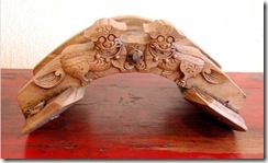 wooden saddle