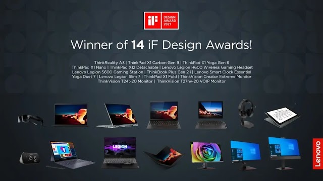 Lenovo raih penghargaan bergengsi IF Design Awards 2021