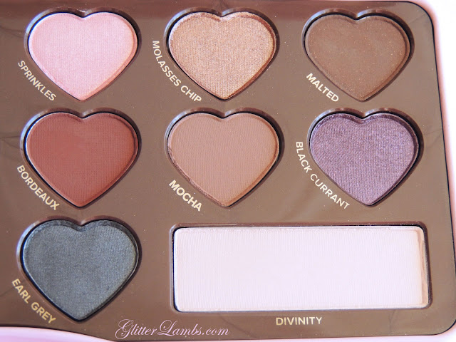 Too Faced "Chocolate Bon Bons Palette" Swatches by Glitter Lambs www.GlitterLambs.com Makeup Eyeshadow Review