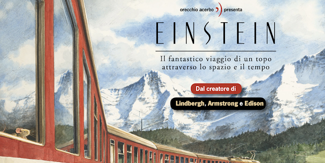 Immagine tratta dal libro "Einstein. Il fantastico viaggio di un topo attraverso il tempo e lo spazio" di Torben Kuhlmann