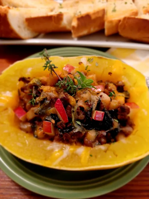 Stuffed Italian Spaghetti Squash at Miz Helen's Country Cottage