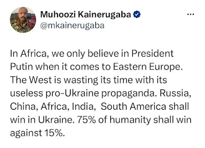 Muhoozi Kainerugaba über Putin und Ukraine