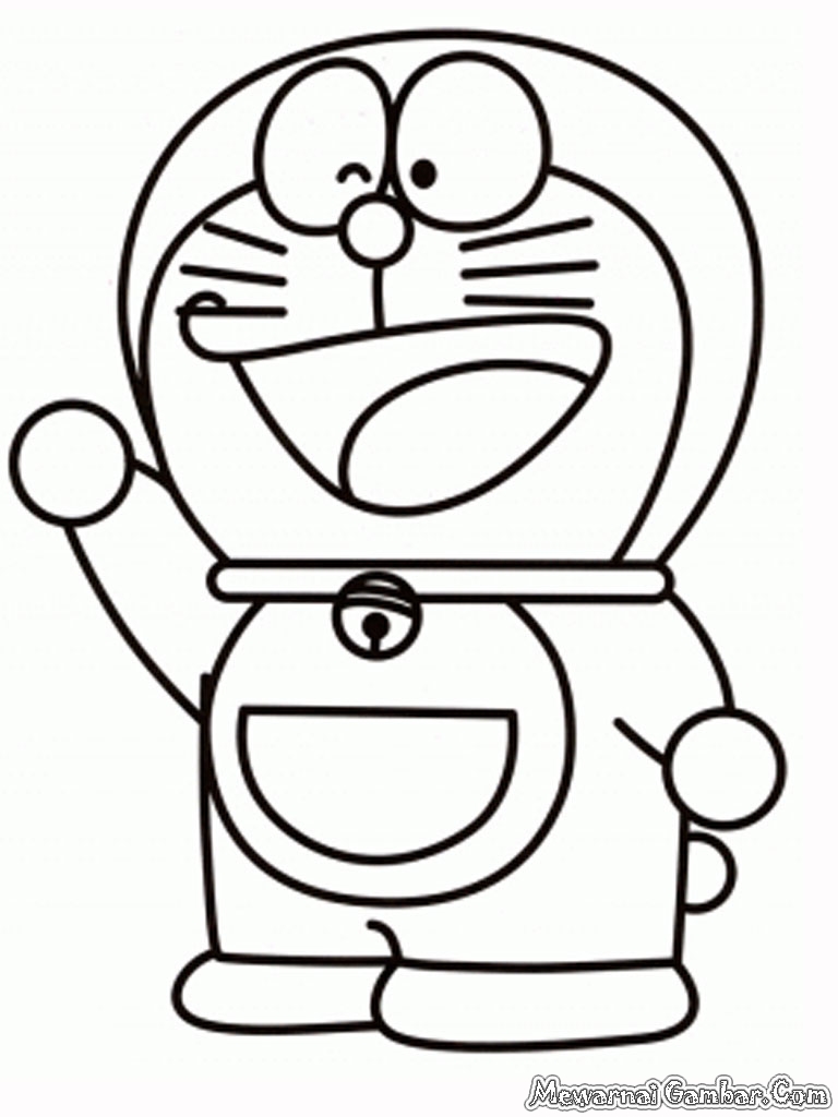 Mewarnai Gambar Doraemon