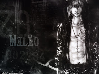 Funny Linux Wallpapers on New Mello Death Note Wallpaper   Wallpaperholic Net