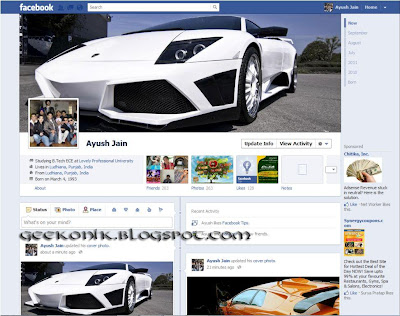 Facebook Timline Profile