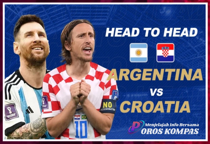 Rekor Head to Head (H2H) Argentina vs Kroasia