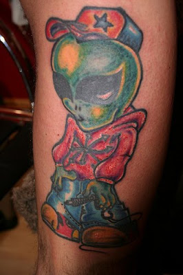 alien tattoos