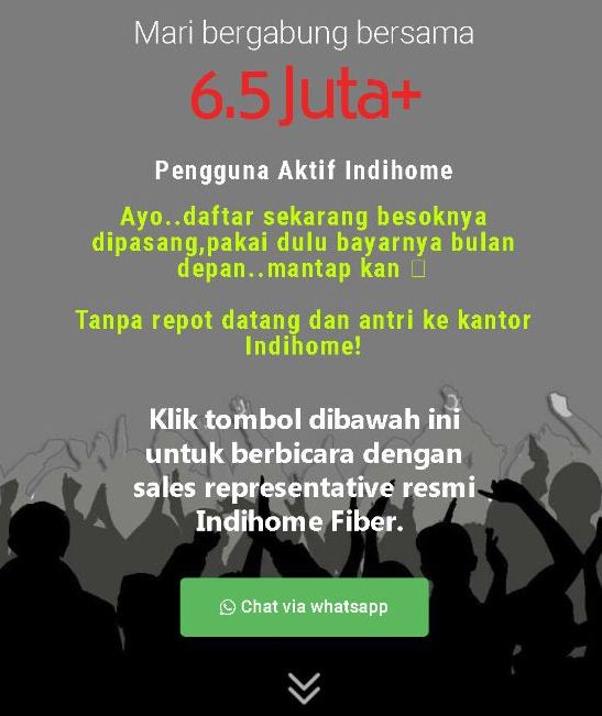 pasang IndiHome wilayah Padang