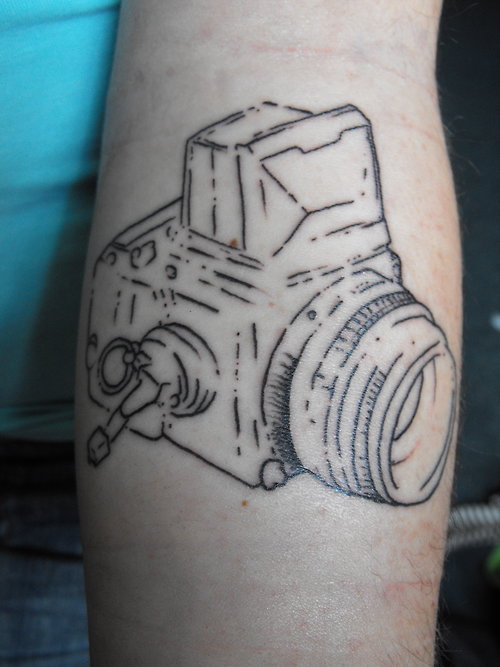 10 Hasselblad camera tattoo