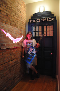 custom made Dr Who Tardis Guitar