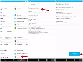 Prmbaruan versi android