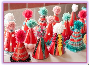 How to make children´s party hats ~ Big Solutions