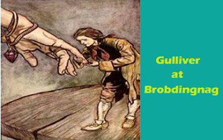 Gulliver by the inhabitants of Brobdingnag