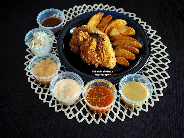 Spicy Cajun Fried Chicken Wings Combo