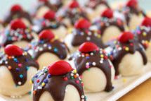   Banana Split Truffles