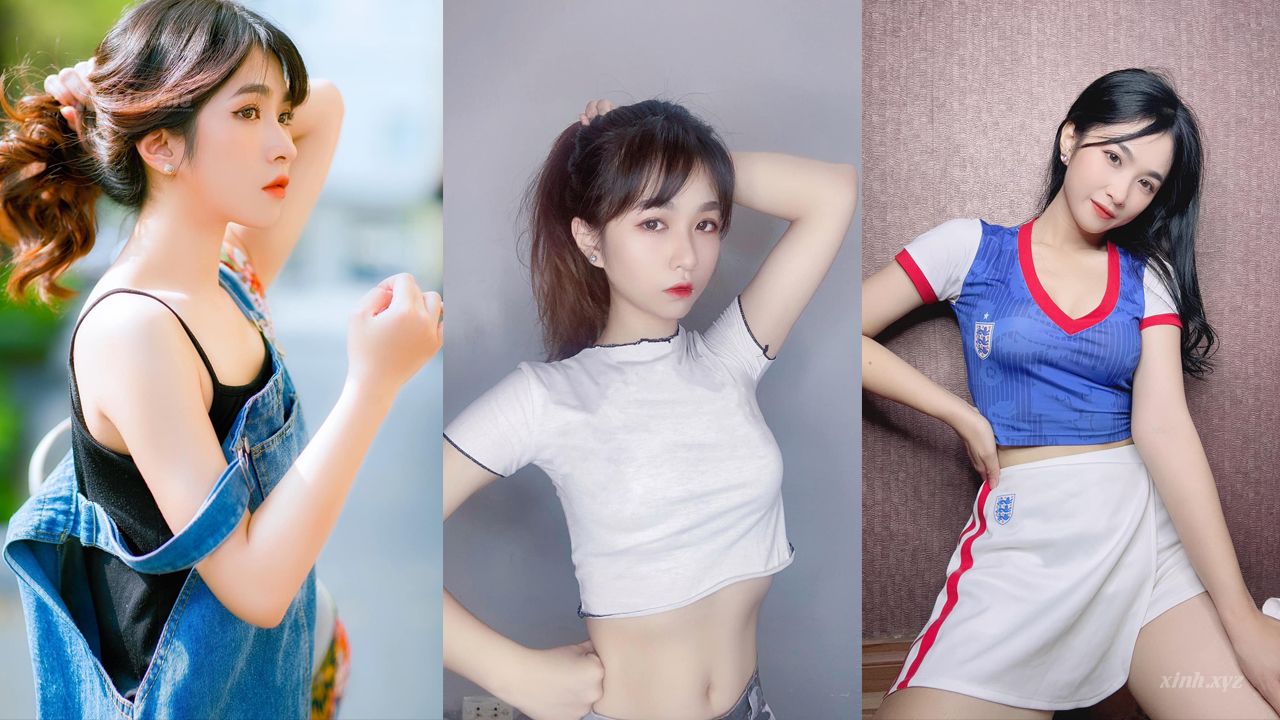 Tiểu sử hot girl Hoàng Minh Châu - Nhan sắc đốn tim khán giả của hot girl fan tuyển Anh tại World Cup 2022