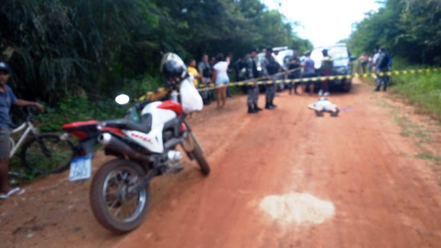 Motociclista é executado com vários tiros em estrada do bairro Santa Isabel em Parnaíba