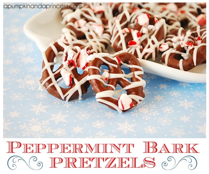 Pepperming Bark Pretzels by A Pumpkin & A Princess