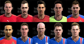 Faces: Bodvarsson, Brabec, Gudmundsson, Hallfredsson, Hamroun, Lewandowski, Lung, Popa,  Saevarsson, Skalak, Pes 2013