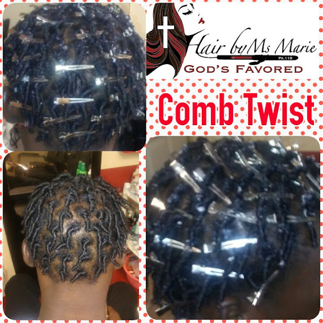 Hair By Ms Marie God's Favored: Comb Twist