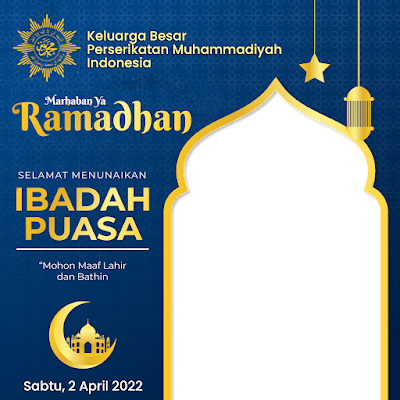 Twibbon Ramadhan Muhammadiyyah, ramadan, 2022, 1443