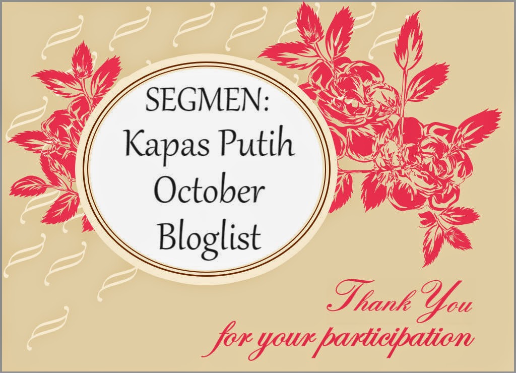 SEGMEN: Kapas Putih October Bloglist