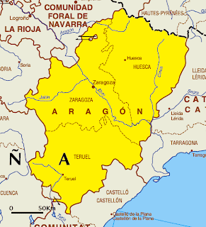 Mapa de Aragón