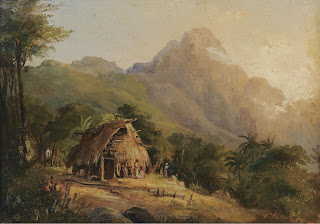 Landscape in Montagne with the Cabin, Galipan, 1854