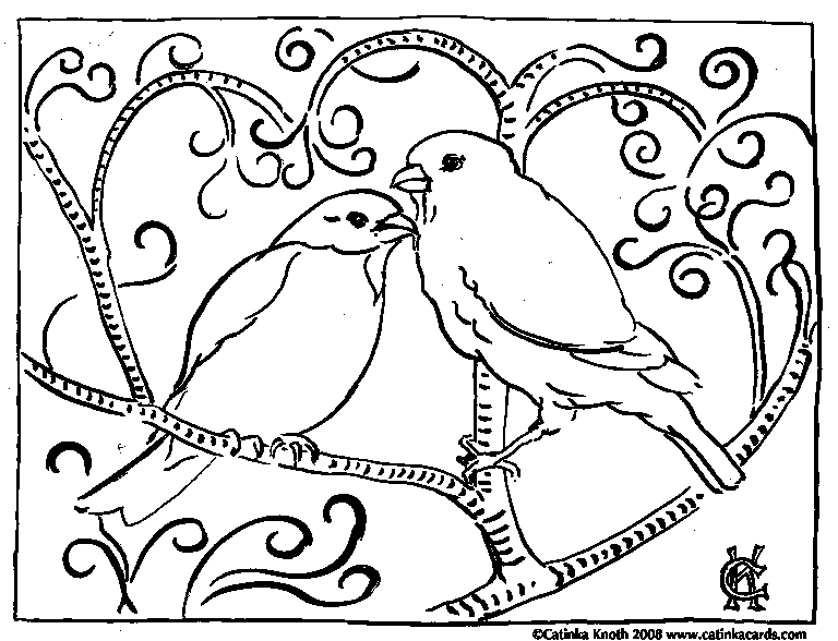  Valentines  Heart Coloring  Pages 