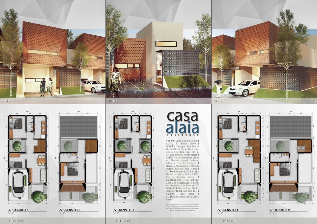 Casa Alaia Residence Perumahan Minimalis 2 Lantai Di