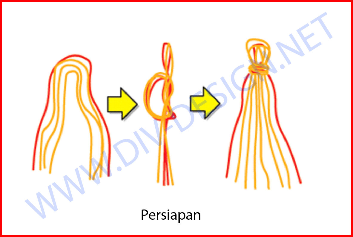 Tutorial Craft Kerajinan  Gelang 1 dari  benang  jahit  Div 