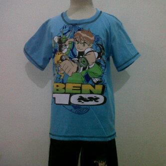 baju kartun anak ben 10