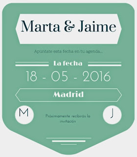 Inspiración para el "save the date" nº 1