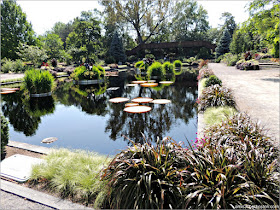 Fuente del Shrub Garden en el Jardín Botánico de Montreal