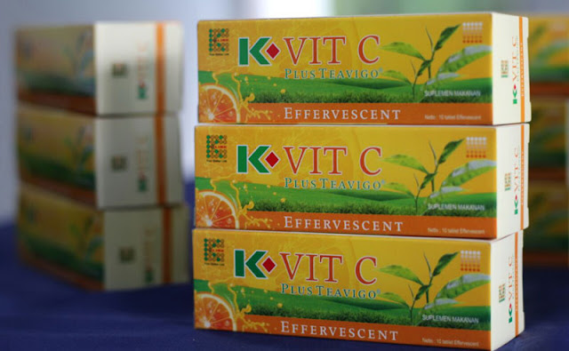 K-Vit C Plus Teavigo, Multivitamin Terbaik Dengan Dua Kekuatan Antioksidan