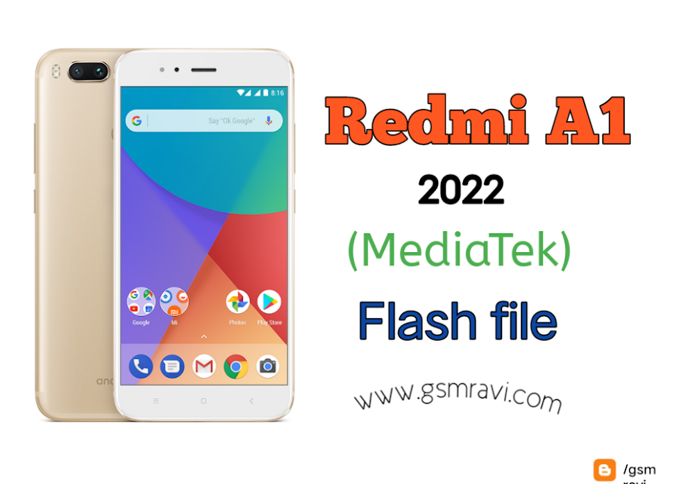 Redmi A1 flash file gsmravi