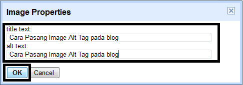 Cara Membuat Alt Tag Gambar Blog