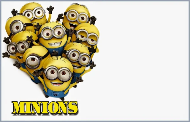 Free Printable invitation of Minions.